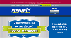 Desktop Screenshot of members1st.com